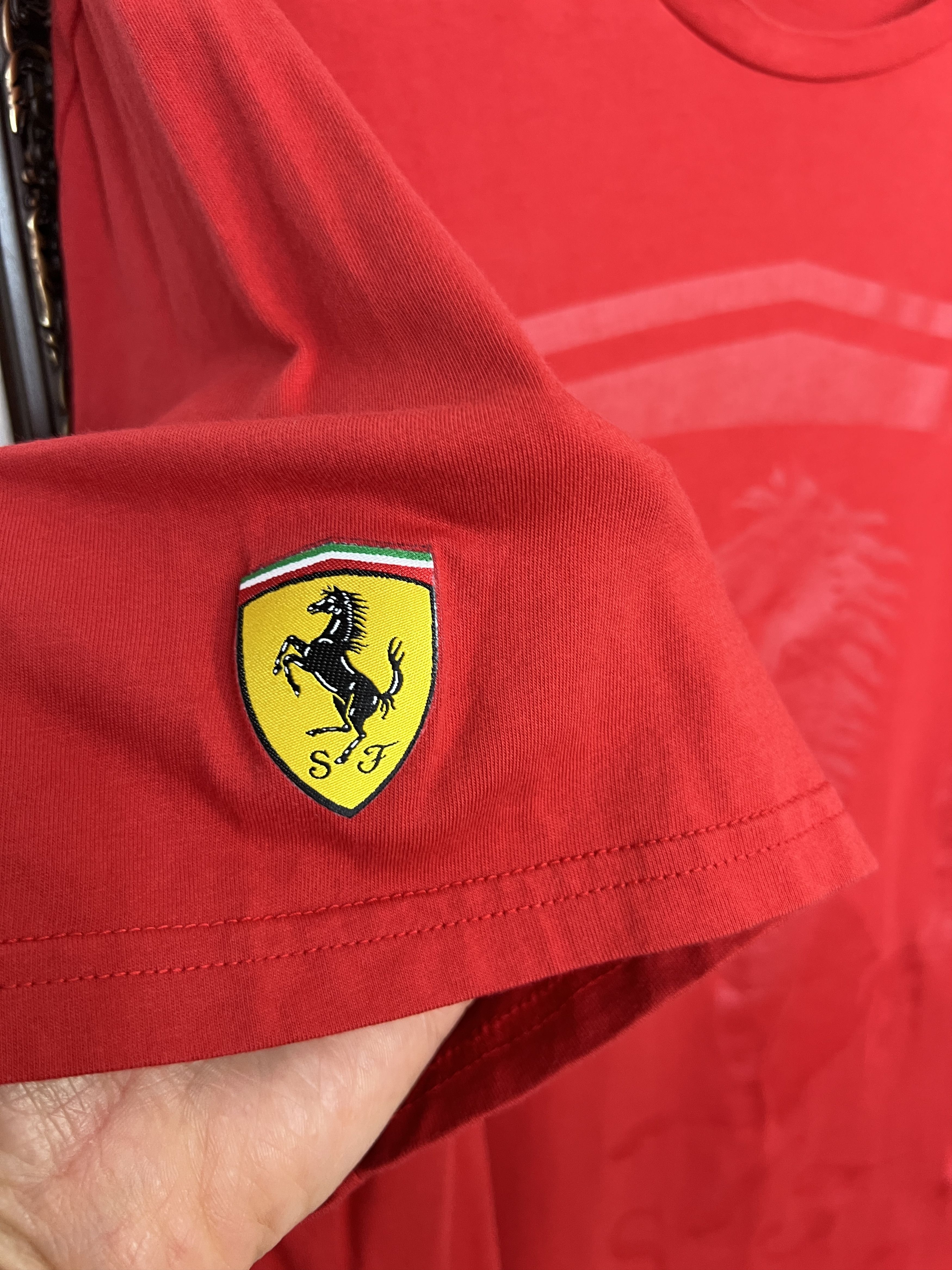 Puma Ferrari Racing Shirt Jersey Formula 1 Over Print Logo Trikot Size US XXL / EU 58 / 5 - 4 Thumbnail