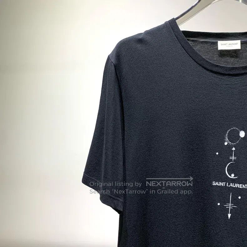 Saint Laurent Paris Saint Laurent Paris Chest Logo Printed Short Sleeve T-Shir Size US L / EU 52-54 / 3 - 5 Thumbnail