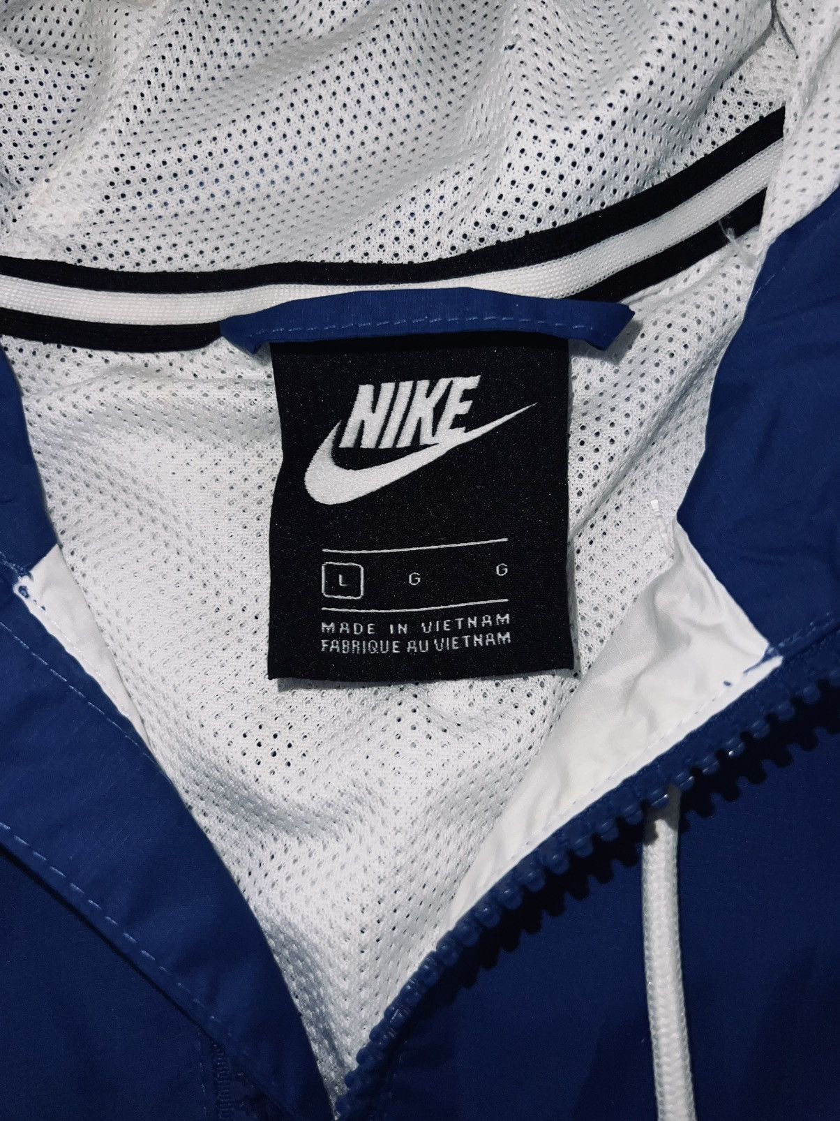 Nike Blue Nike Jacket Size US L / EU 52-54 / 3 - 3 Thumbnail
