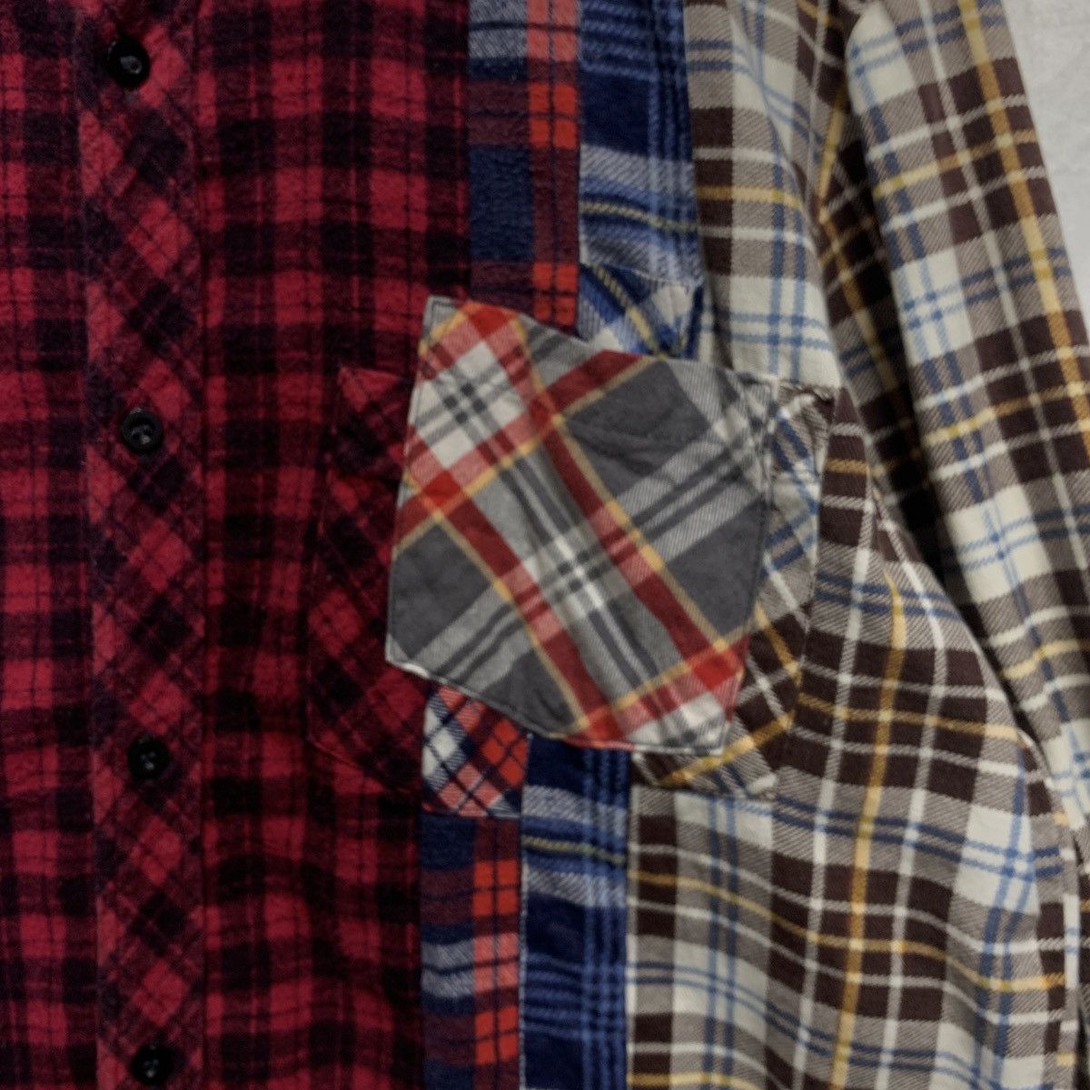 Needles Needles Rebuild 7 Cut Oversized Flannel Shirt Size US S / EU 44-46 / 1 - 8 Thumbnail