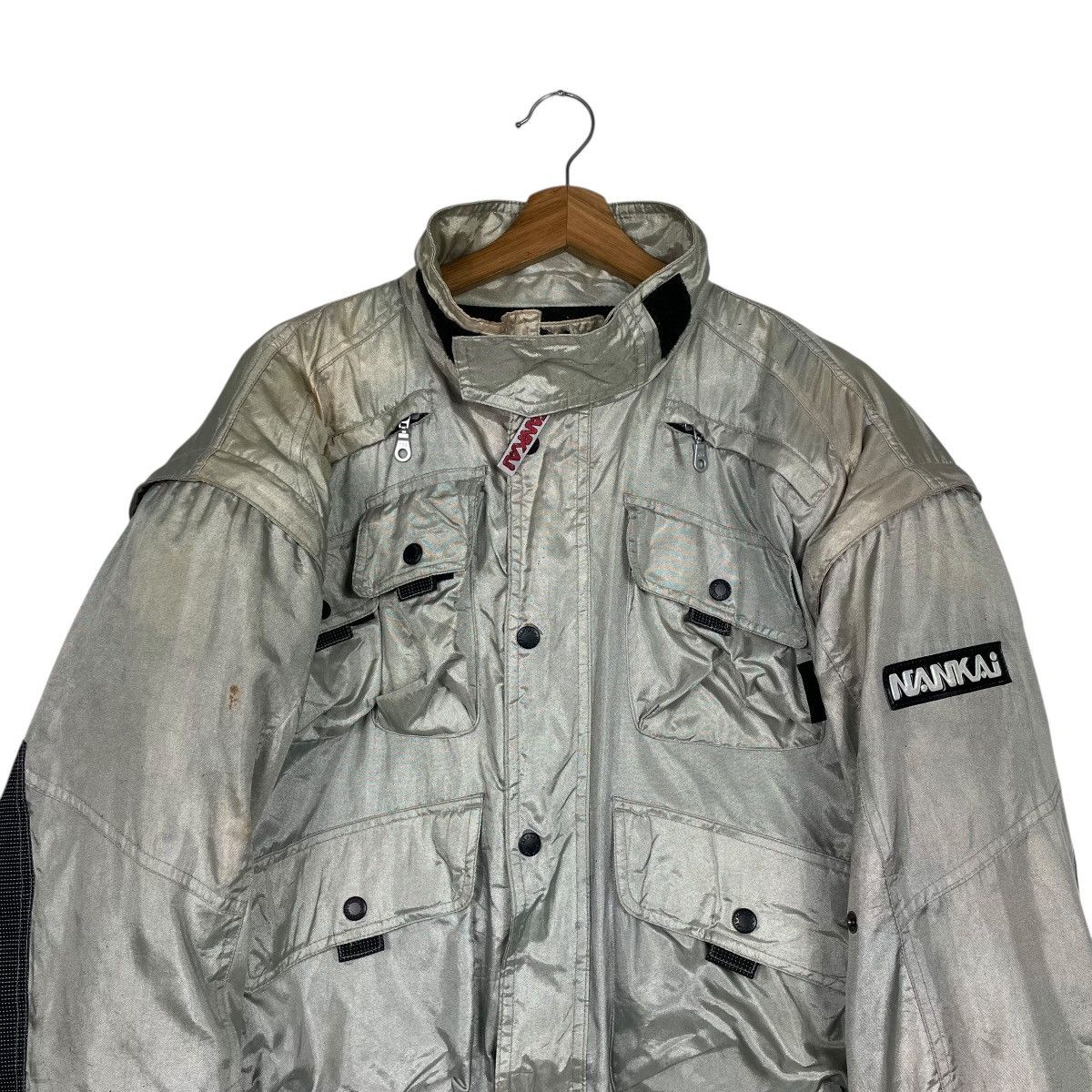 Japanese Brand Nankai Motorcycle Riding Padded Jacket Size US L / EU 52-54 / 3 - 2 Thumbnail