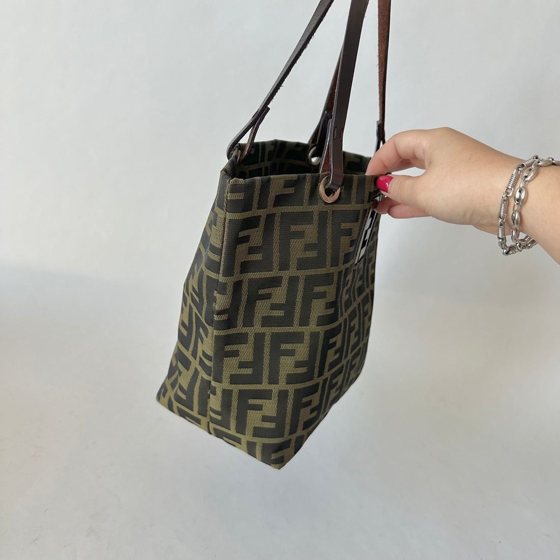 Fendi Fendi brown zucca camvas tote Size ONE SIZE - 4 Thumbnail