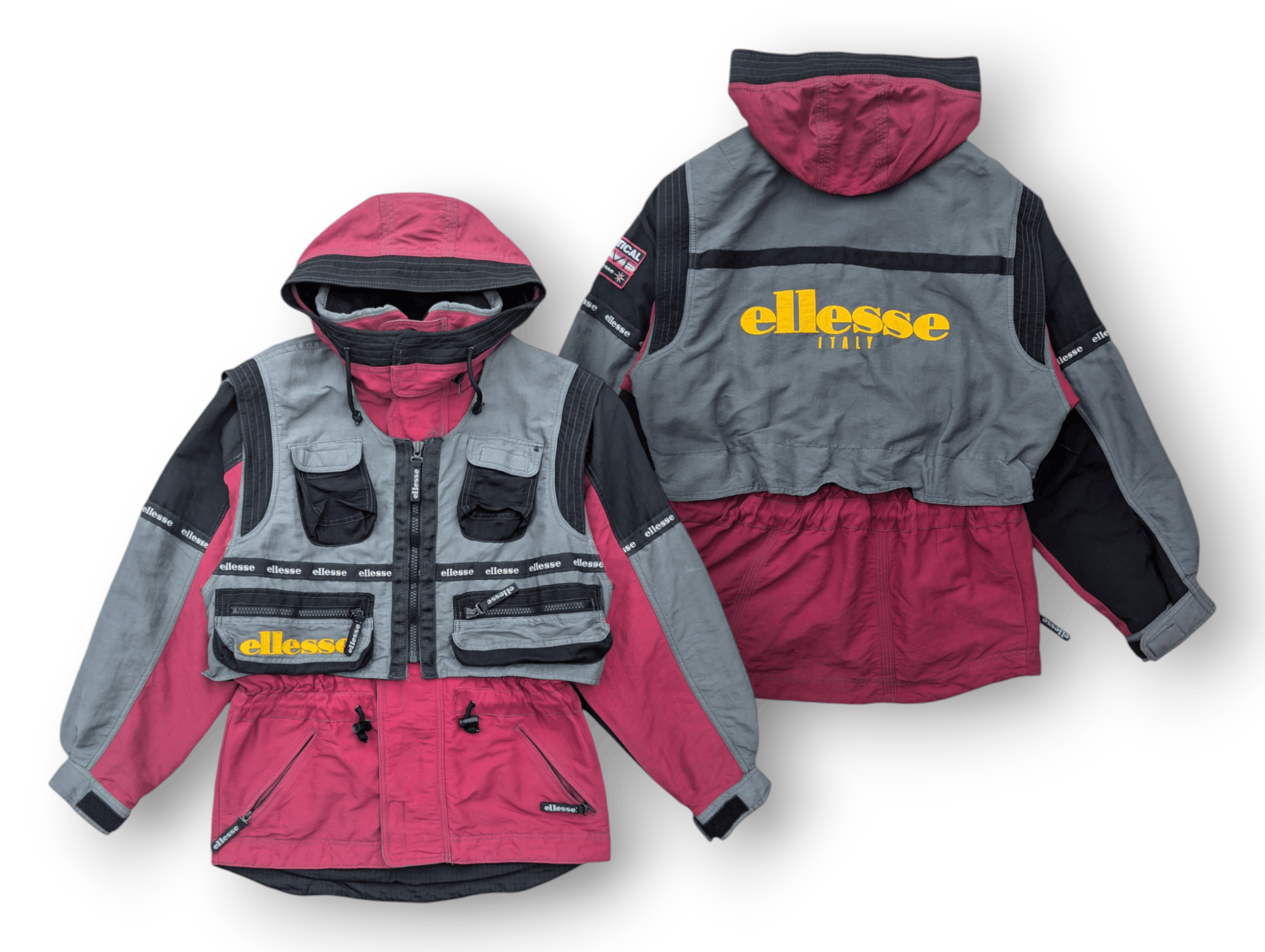 ellesse VERTICAL DIVE フード付きジャケット ellesse VERTICAL DIVE フード付きジャケット - メルカリ