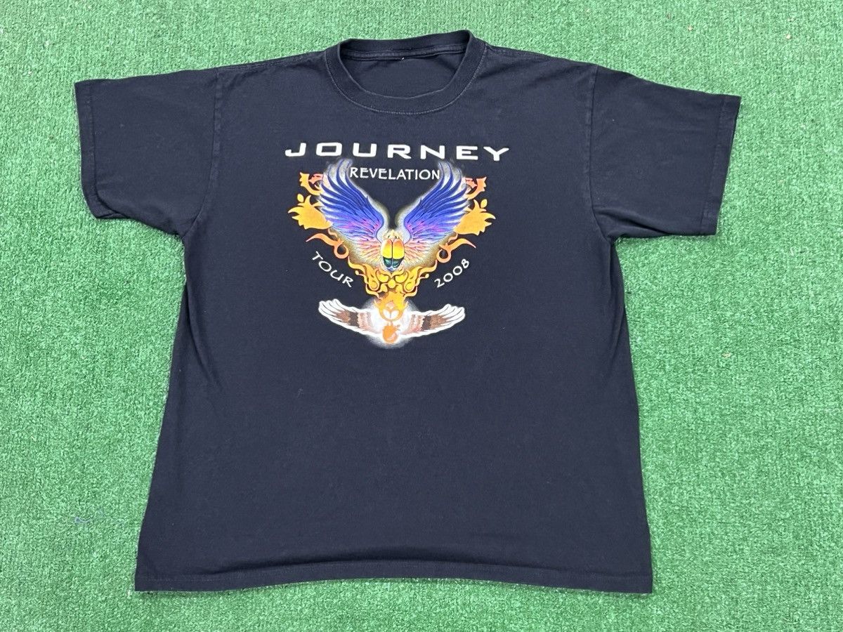 Band Tees Journey Revelation Tour 2008 Double Sided Tee Size US L / EU 52-54 / 3 - 1 Thumbnail