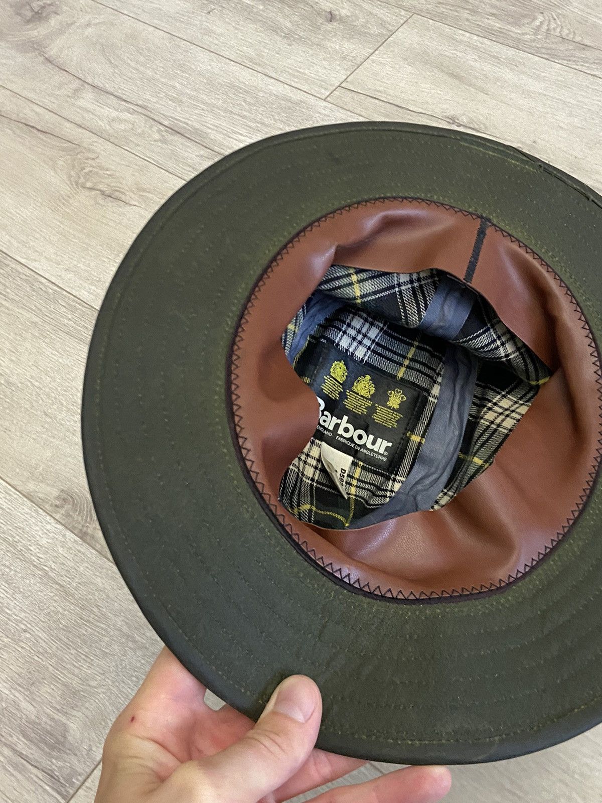 Barbour Vintage 90s Barbour Bucket Cap Hat Streetwear Нуре Size ONE SIZE - 9 Thumbnail