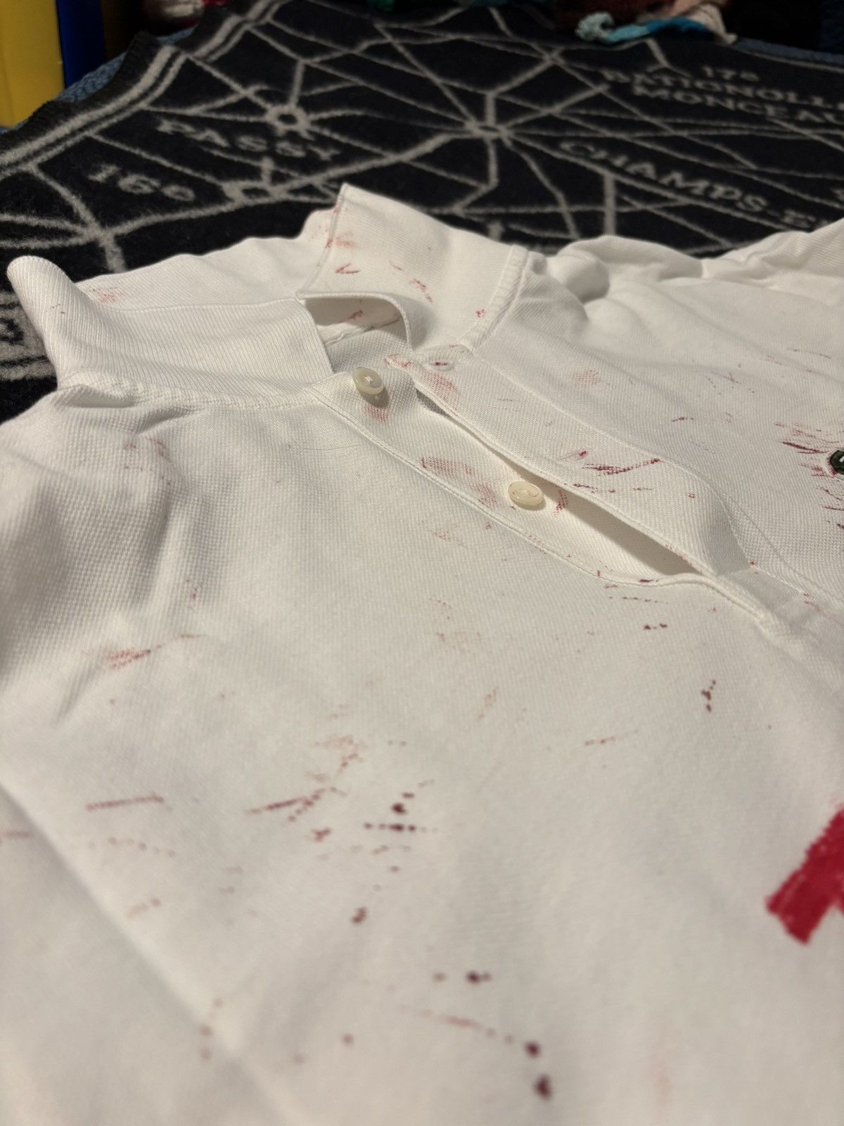 Lacoste Lacoste L.12.12 It Just Gets Worse Polo White Large Size US L / EU 52-54 / 3 - 5 Thumbnail