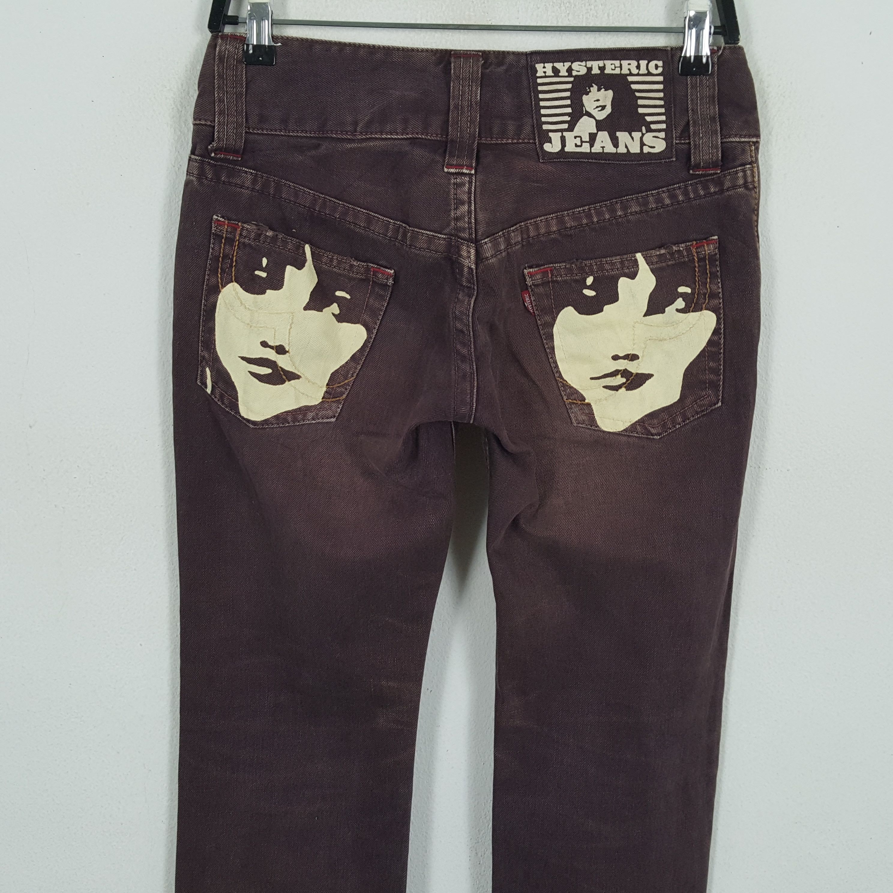 Hysteric Glamour × Japanese Brand × Vintage HYSTERIC GLAMOUR Japanese Brand Streetwear Custom Art Jeans Size 29" - 2 Thumbnail
