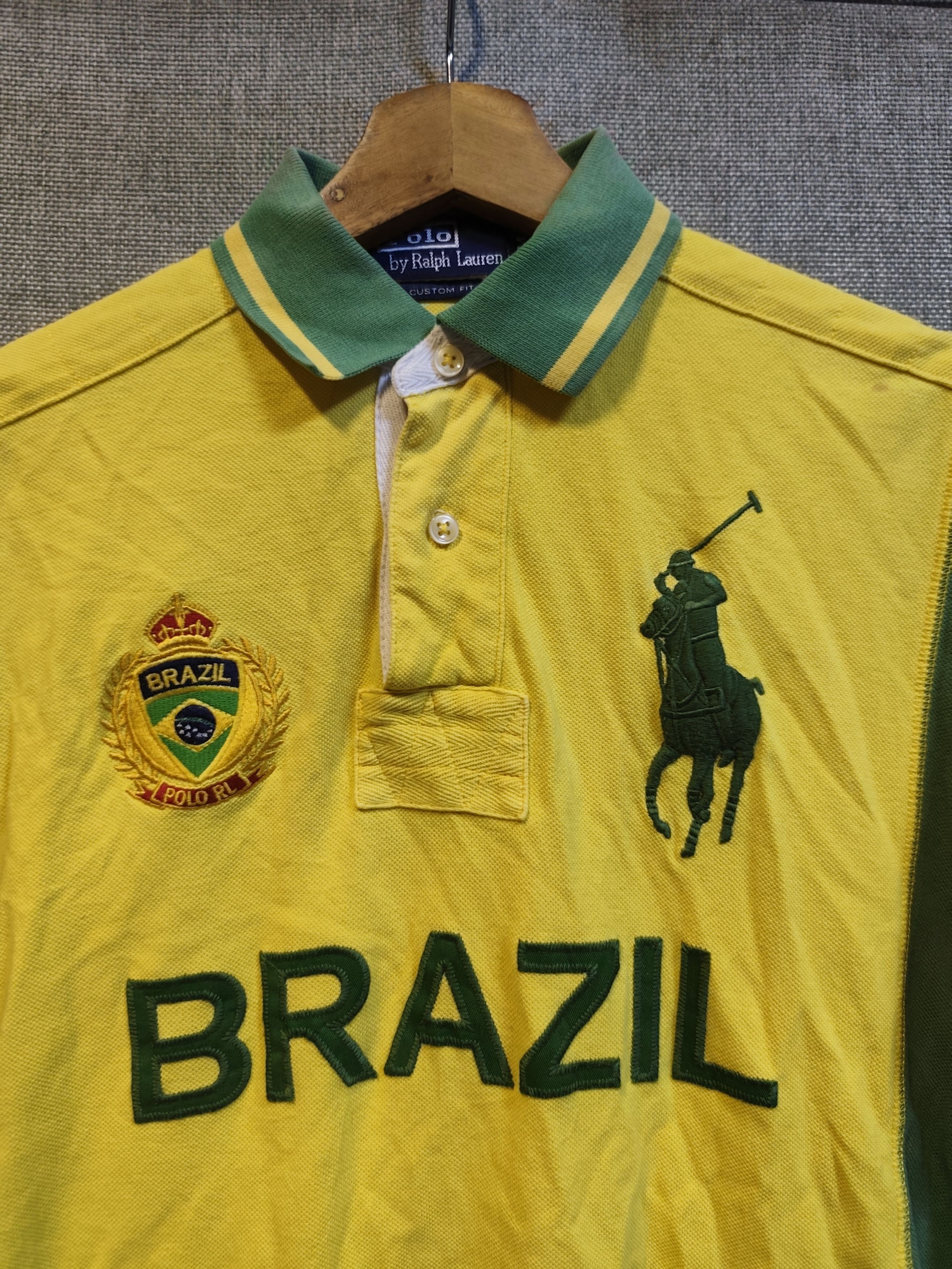Polo Ralph Lauren Vintage Polo Ralph Lauren Brazil Shirt Size US S / EU 44-46 / 1 - 3 Thumbnail