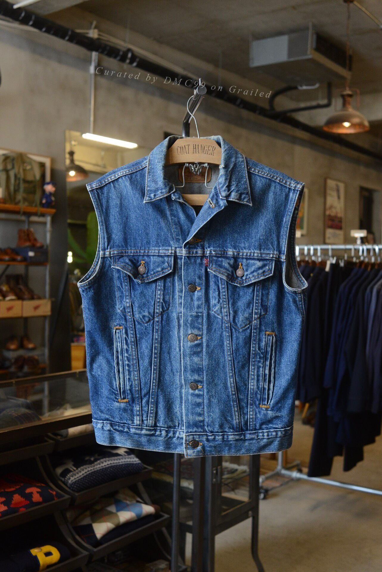 Levi's Levi's 1990s American Denim Vest S Size US S / EU 44-46 / 1 - 1 Thumbnail
