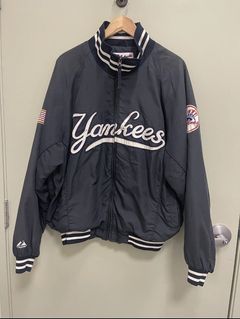 2009 NEW YORK YANKEES Gray PLAYOFF PULLOVER Majestic Size 2XL HOODIE &  CAP