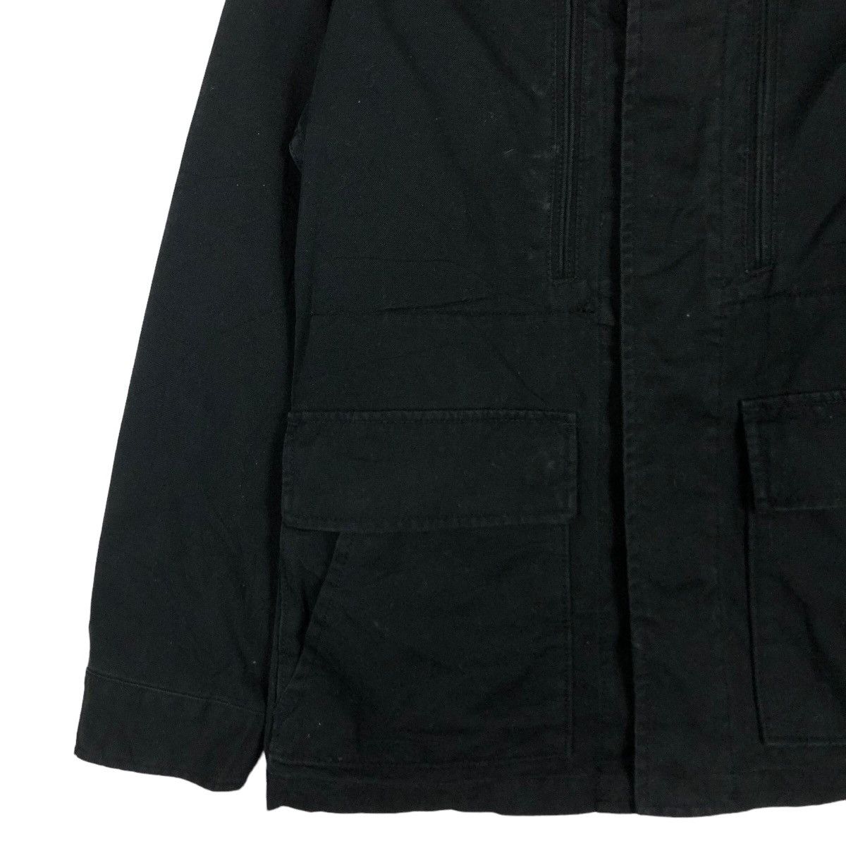 Japanese Brand 🔥Vintage Chore Jacket Rich Black Uniqlo Japan Issey Miyake Size US M / EU 48-50 / 2 - 4 Thumbnail