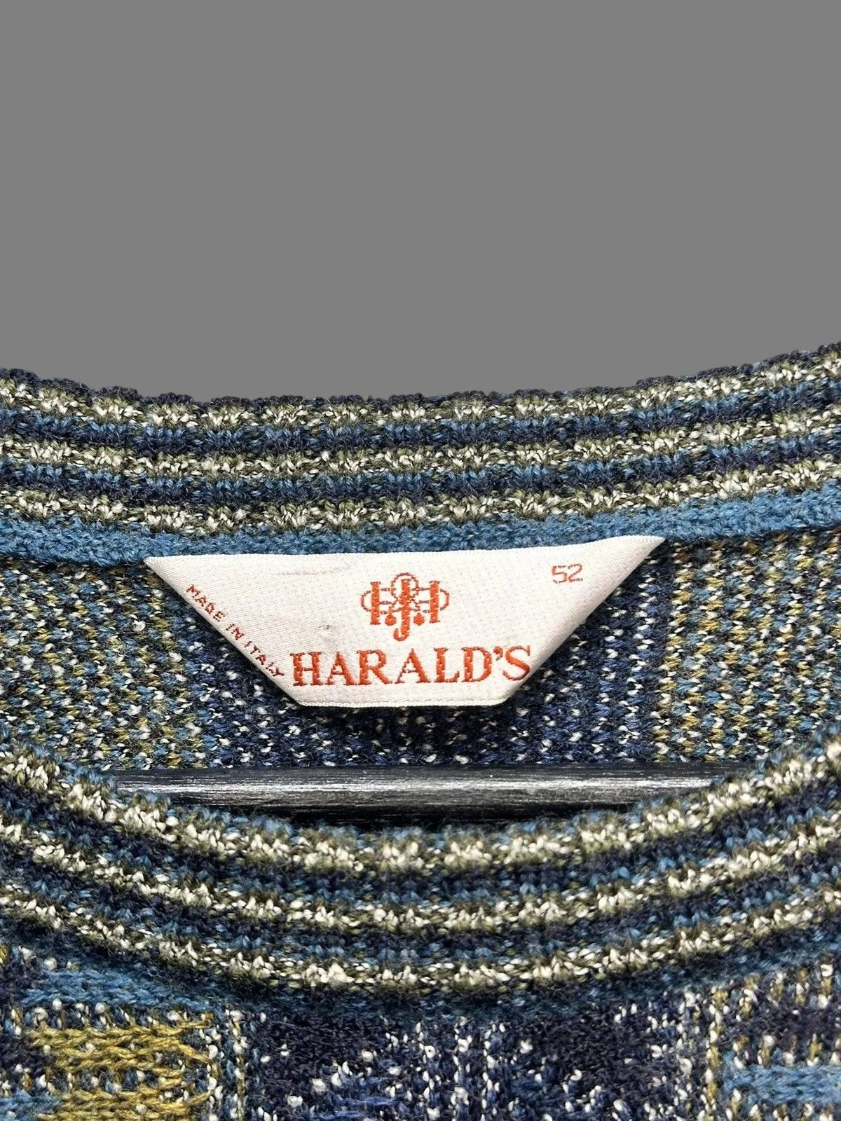 Coogi Vintage Harald’s Blue Pattern Knit Sweater Size 52 Size US L / EU 52-54 / 3 - 7 Thumbnail