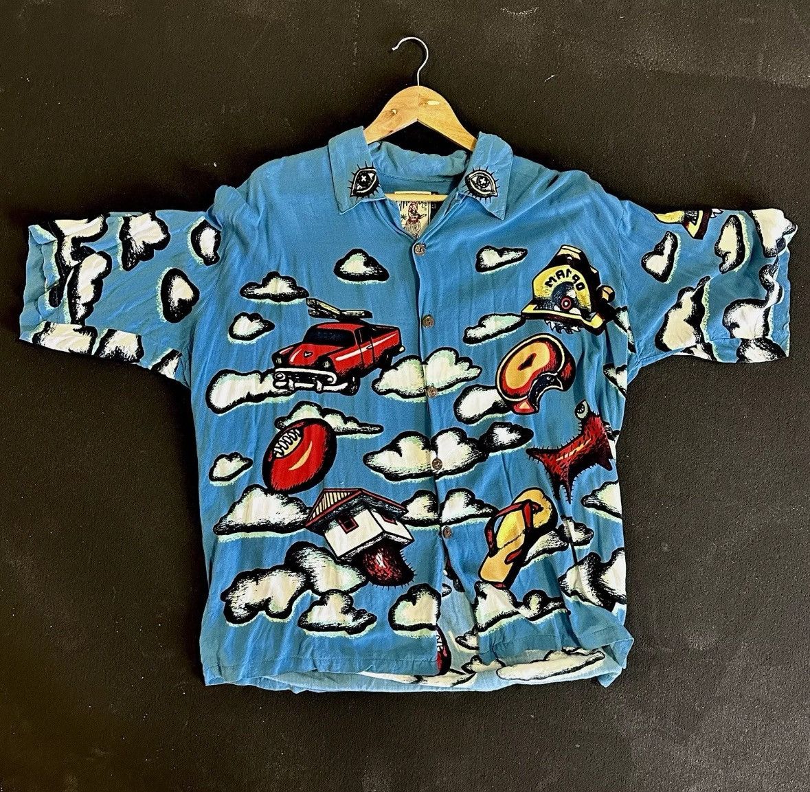 Vintage Mambo Loud Australian Jesus Shirt Size XL
