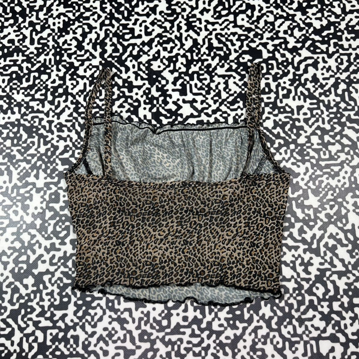 Vintage Vintage Y2K Leopard Sexy Retro Tank Top Sleeveless Size S / US 4 / IT 40 - 10 Thumbnail