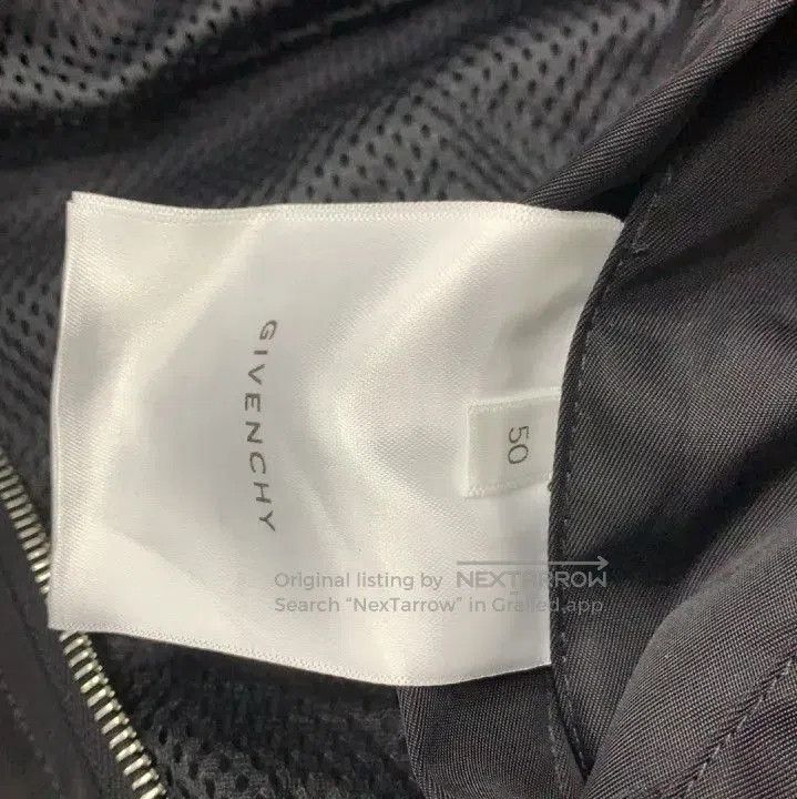 Givenchy Givenchy Men's Black Hooded Zip Windbreaker. Size US M / EU 48-50 / 2 - 2 Thumbnail