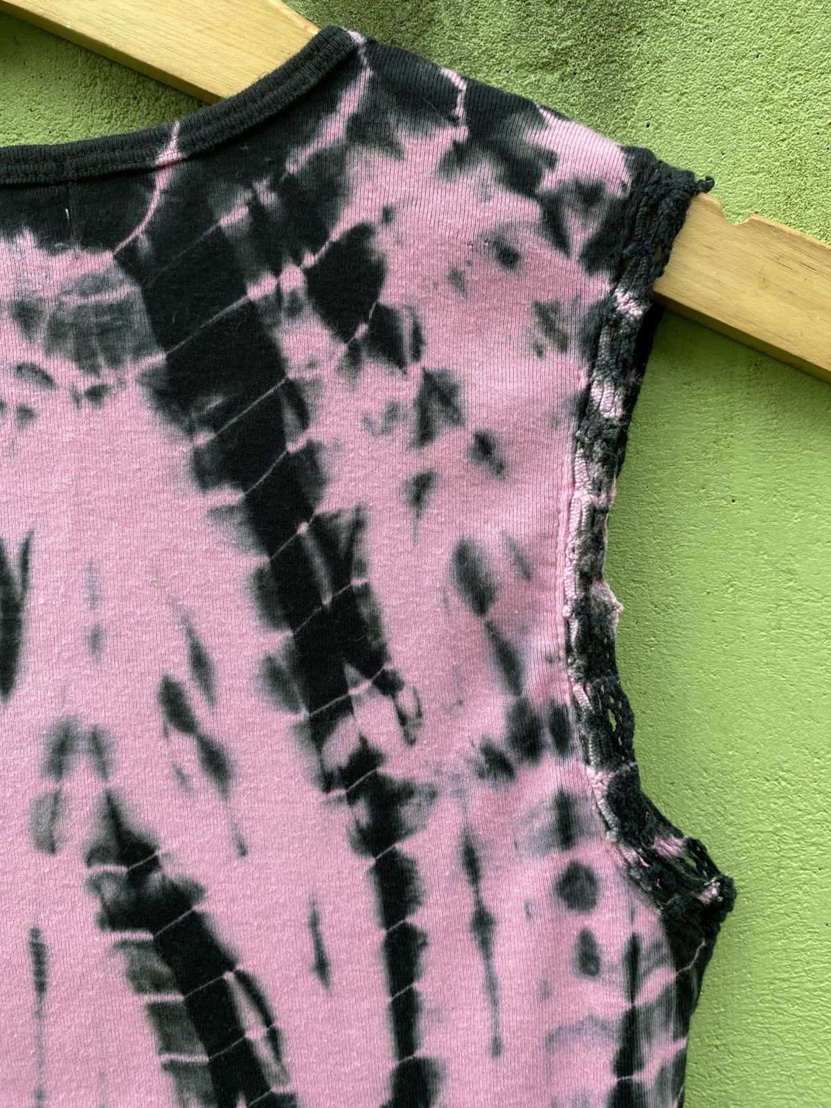 Vintage Jeans ♥️ XOXO Y2K Pink Distressed Grunge Top Made In USA Size S / US 4 / IT 40 - 12 Thumbnail