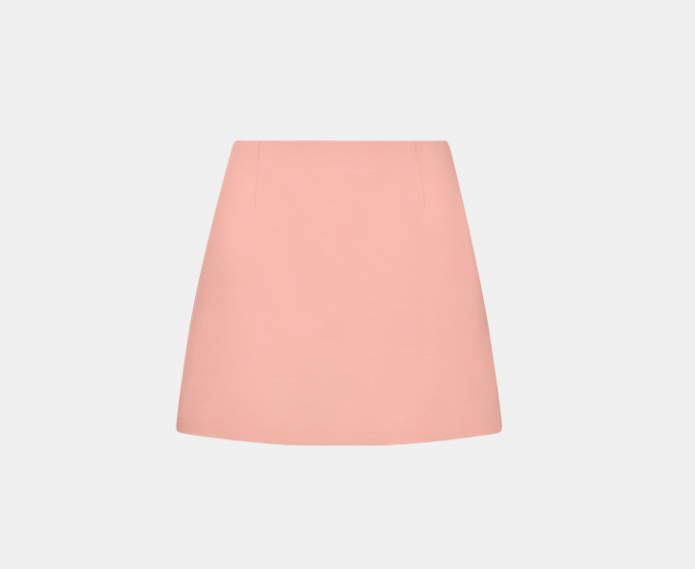 Dior o1w1db10925 421J45 Flared Mini Skirt in Pink Size 27" / US 4 / IT 40 - 1 Thumbnail