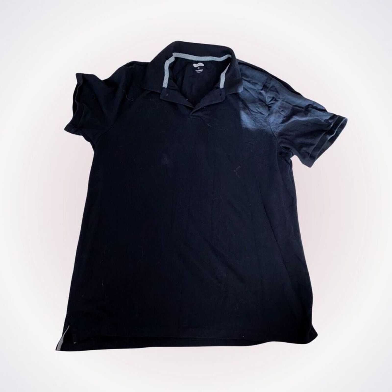 Old Navy Old Navy Black Classic Polo Shirt | Sz L Size US L / EU 52-54 / 3 - 1 Thumbnail