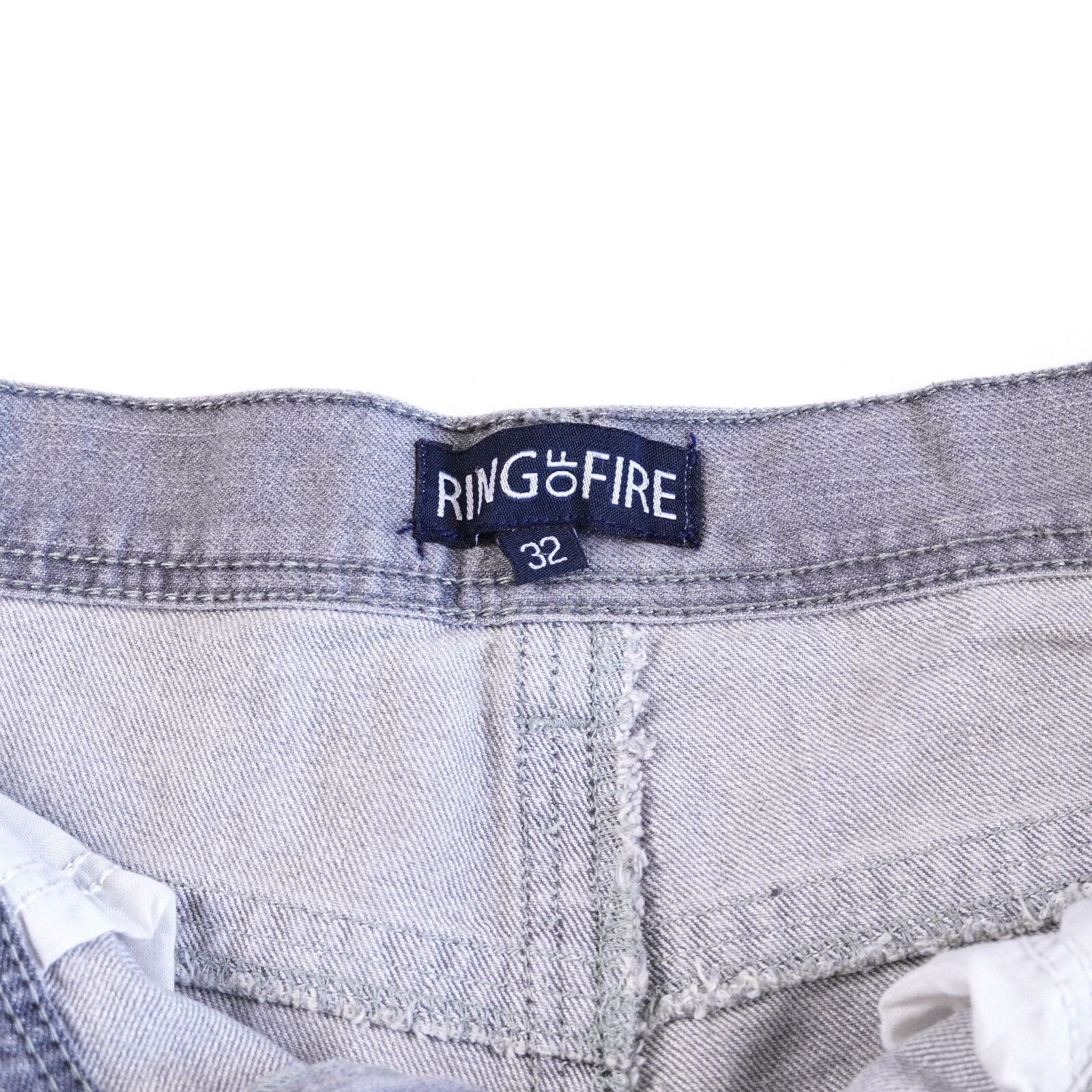 Ring Of Fire Ring of Fire Cotton Denim Jean Shorts Wide Leg Size 32 Gray Size US 32 / EU 48 - 7 Thumbnail