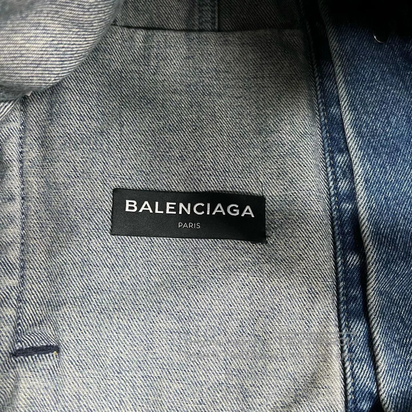 Balenciaga Balenciaga Blue Coke Embroidery Denim Jacket. Size US M / EU 48-50 / 2 - 5 Thumbnail