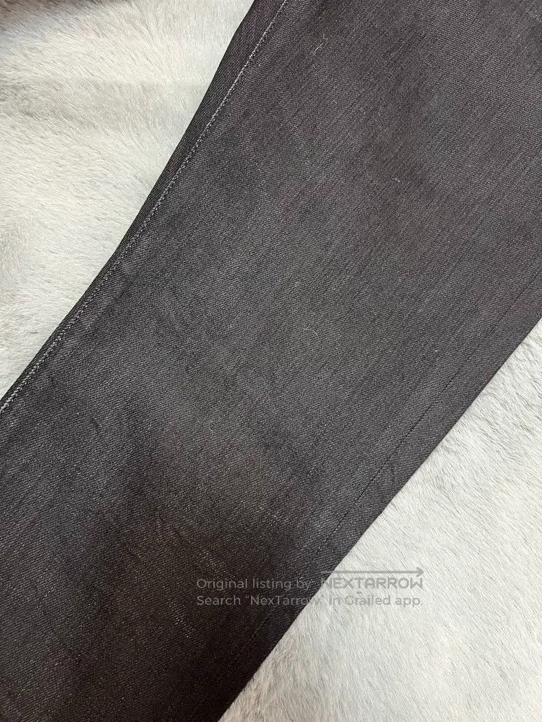 Saint Laurent Paris Saint Laurent Paris Fringed Black Basic Denim Jeans Size US 30 / EU 46 - 5 Thumbnail