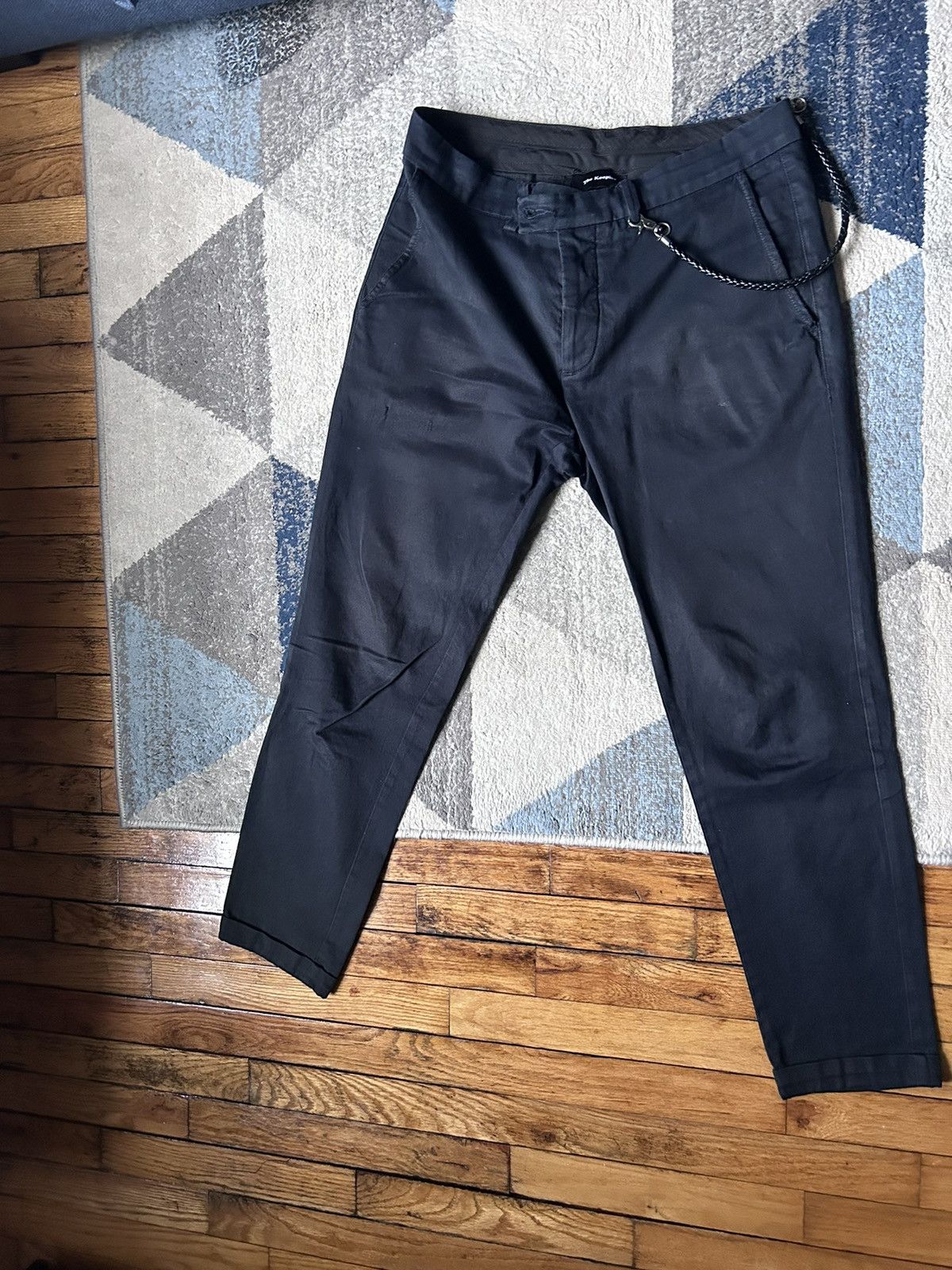The Kooples The Kooples Navy Pants - Size 48 EU / 32 US - Chain Detail Size US 32 / EU 48 - 3 Thumbnail