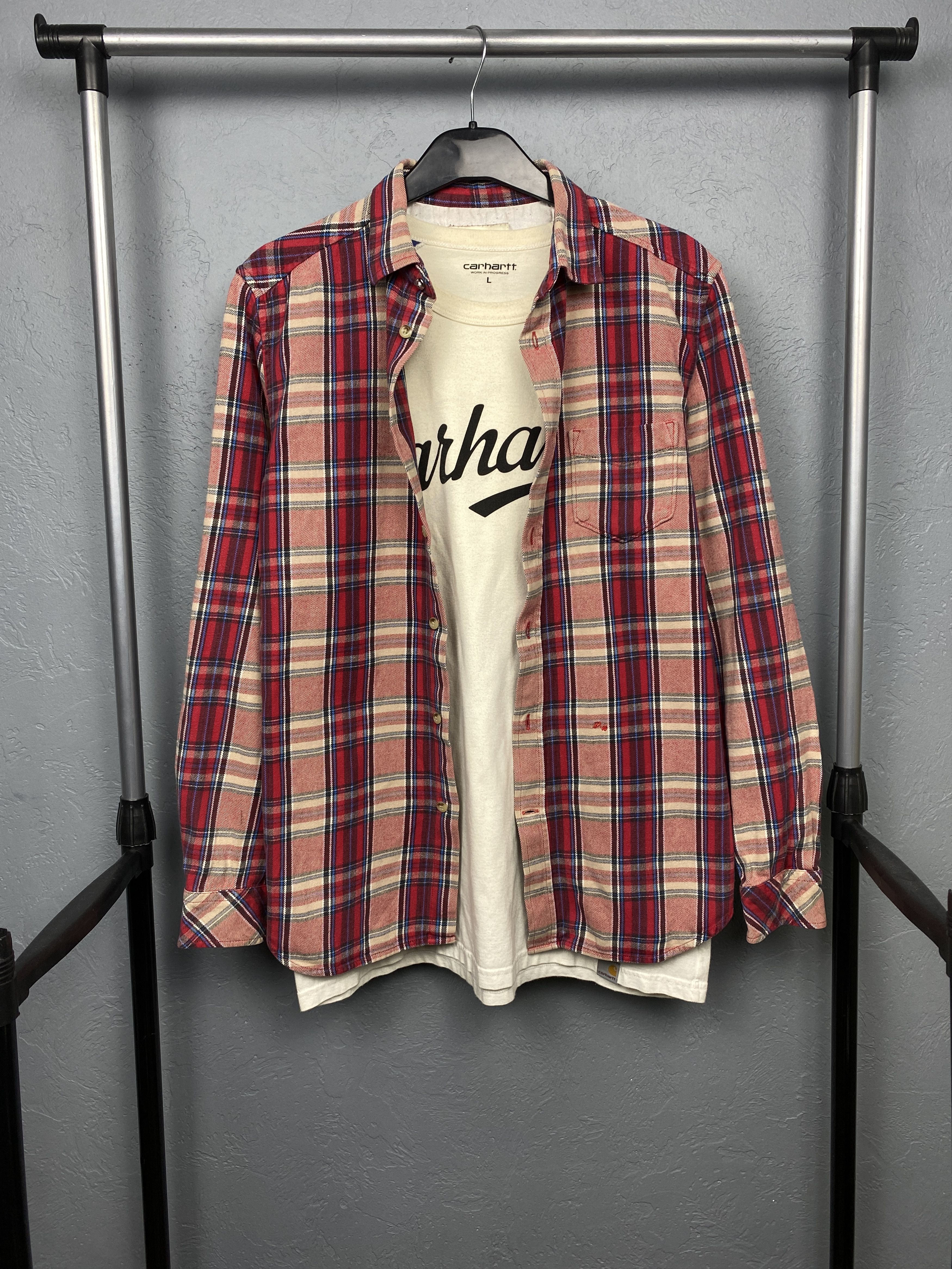 Diesel × Flannel Diesel Vintage Mens Flannel Plaid Shirt Size US M / EU 48-50 / 2 - 1 Thumbnail