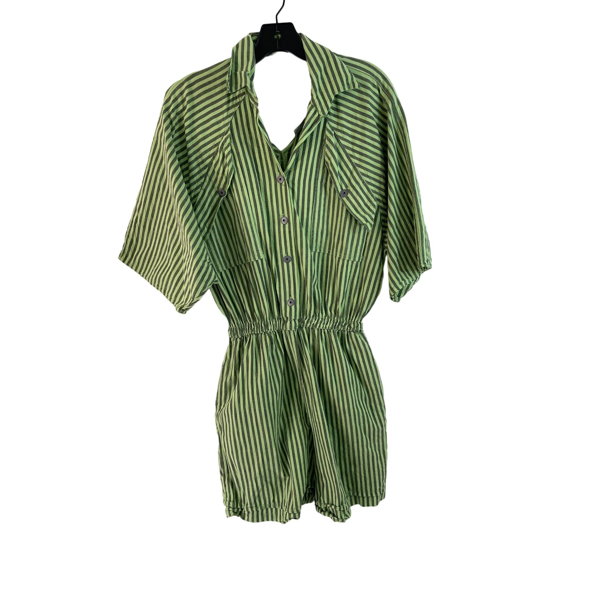 Vintage New Touch Vintage Womens Romper Size Large Green Size ONE SIZE - 1 Thumbnail
