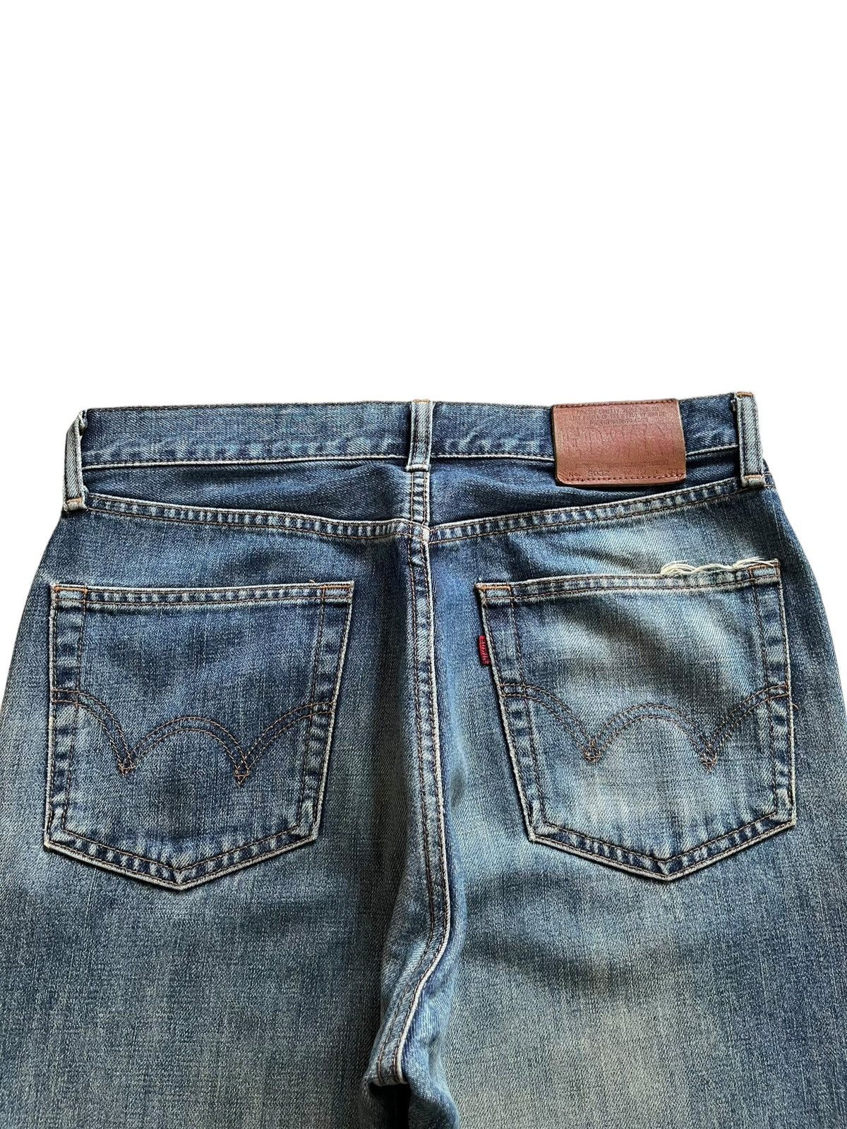 Edwin × Japanese Brand Vintage Japanese Edwin Mud Wash Distressed Baggy Jeans Size US 30 / EU 46 - 8 Thumbnail
