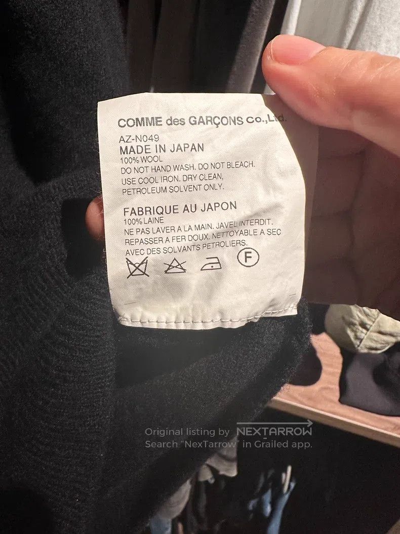 Comme des Garcons Comme Des Garcons Wool cardigan Size L / US 10 / IT 46 - 5 Thumbnail