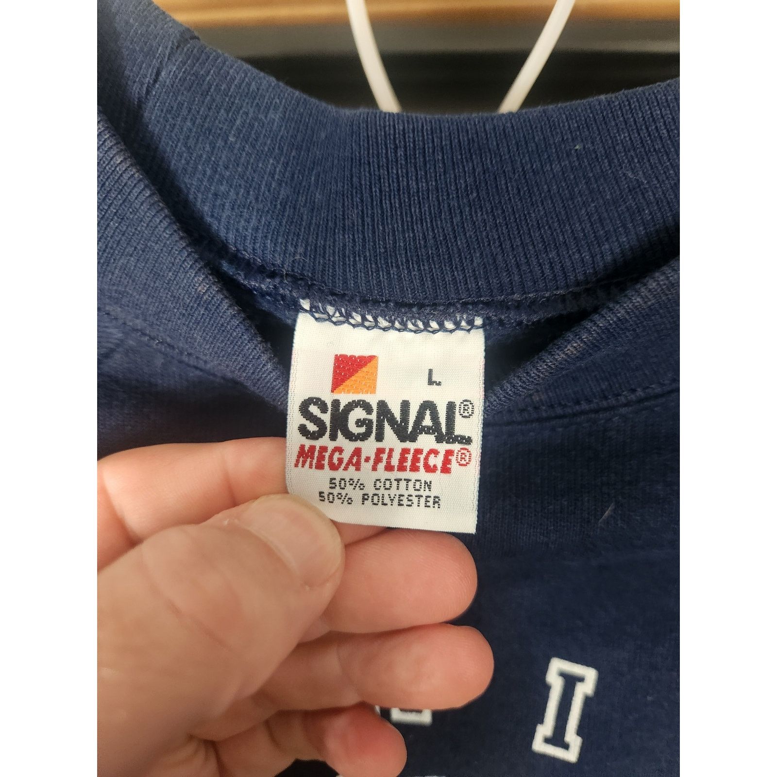 Signal Sport Vintage 90s West Virginia Crewneck men's large Size US L / EU 52-54 / 3 - 3 Thumbnail