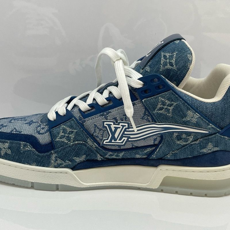 Louis Vuitton Louis Vuitton Vintage Denim Trainer Sneakers for Men -2508 Size US 8.5 / EU 41-42 - 1 Thumbnail
