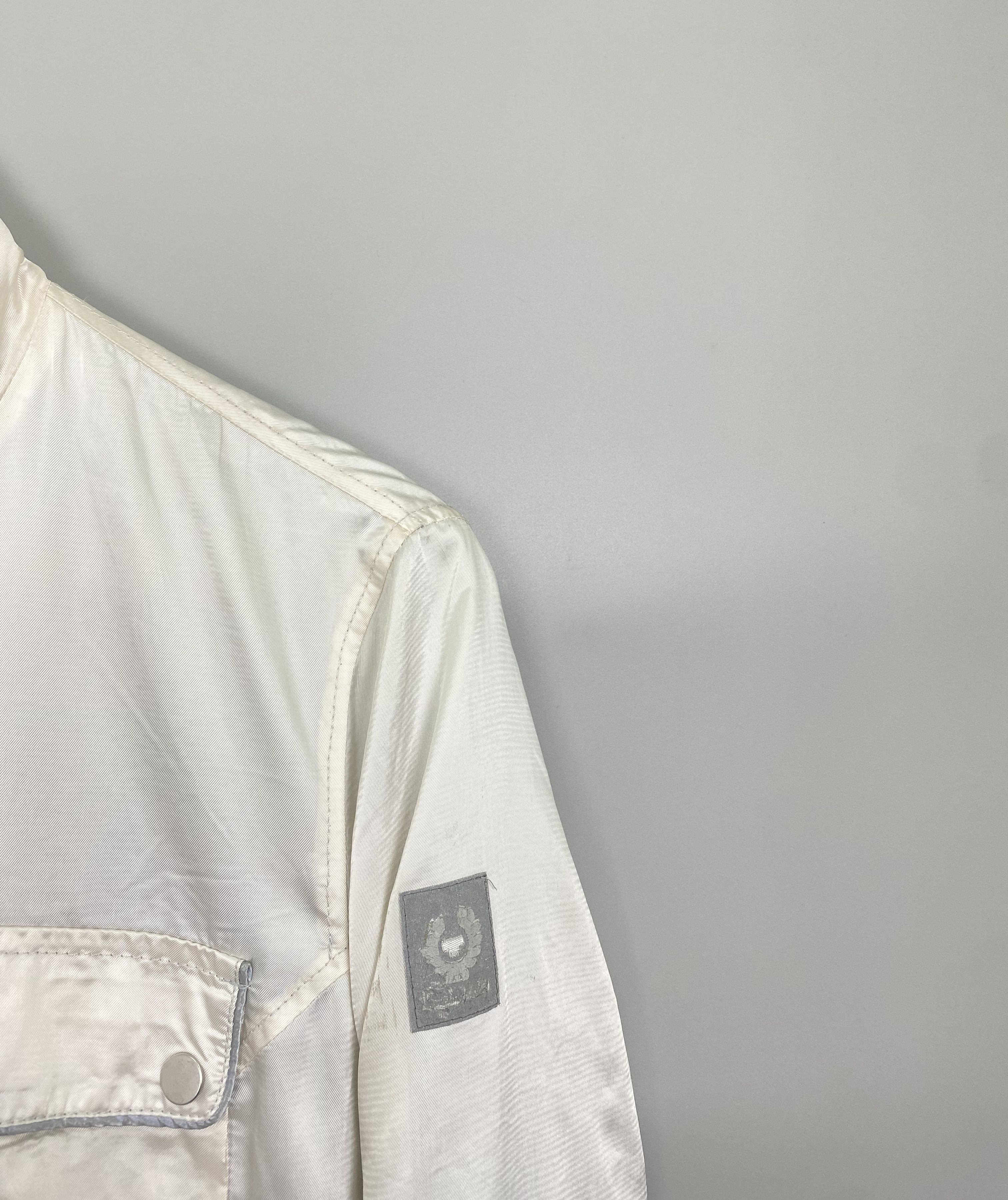 Belstaff Vintage BELSTAFF England Silver Label Nylon Bomber Jacket Size M / US 6-8 / IT 42-44 - 4 Thumbnail