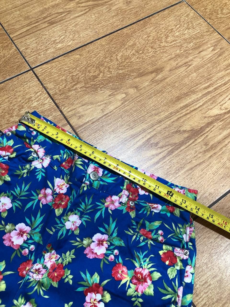 Polo Ralph Lauren Vintage blue Pants flowers Y2K Lauren Ralph Lauren Size 30" / US 8 / IT 44 - 12 Thumbnail