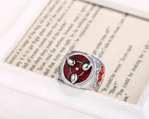 Ring Of Fire Ninja Anime Cartoon Sharingan Rings Size ONE SIZE - 4 Thumbnail