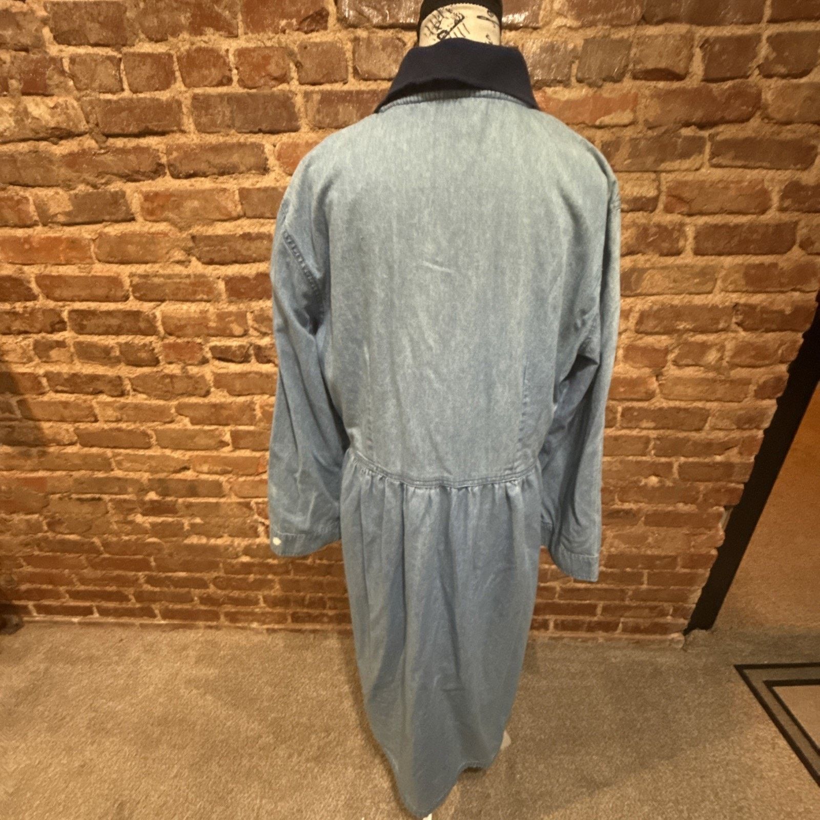 Other Vintage JG Hook Dress Womens Sz 16 Denim Zip Up Long Sleeve Size XXL / US 16-18 / IT 52-54 - 4 Thumbnail