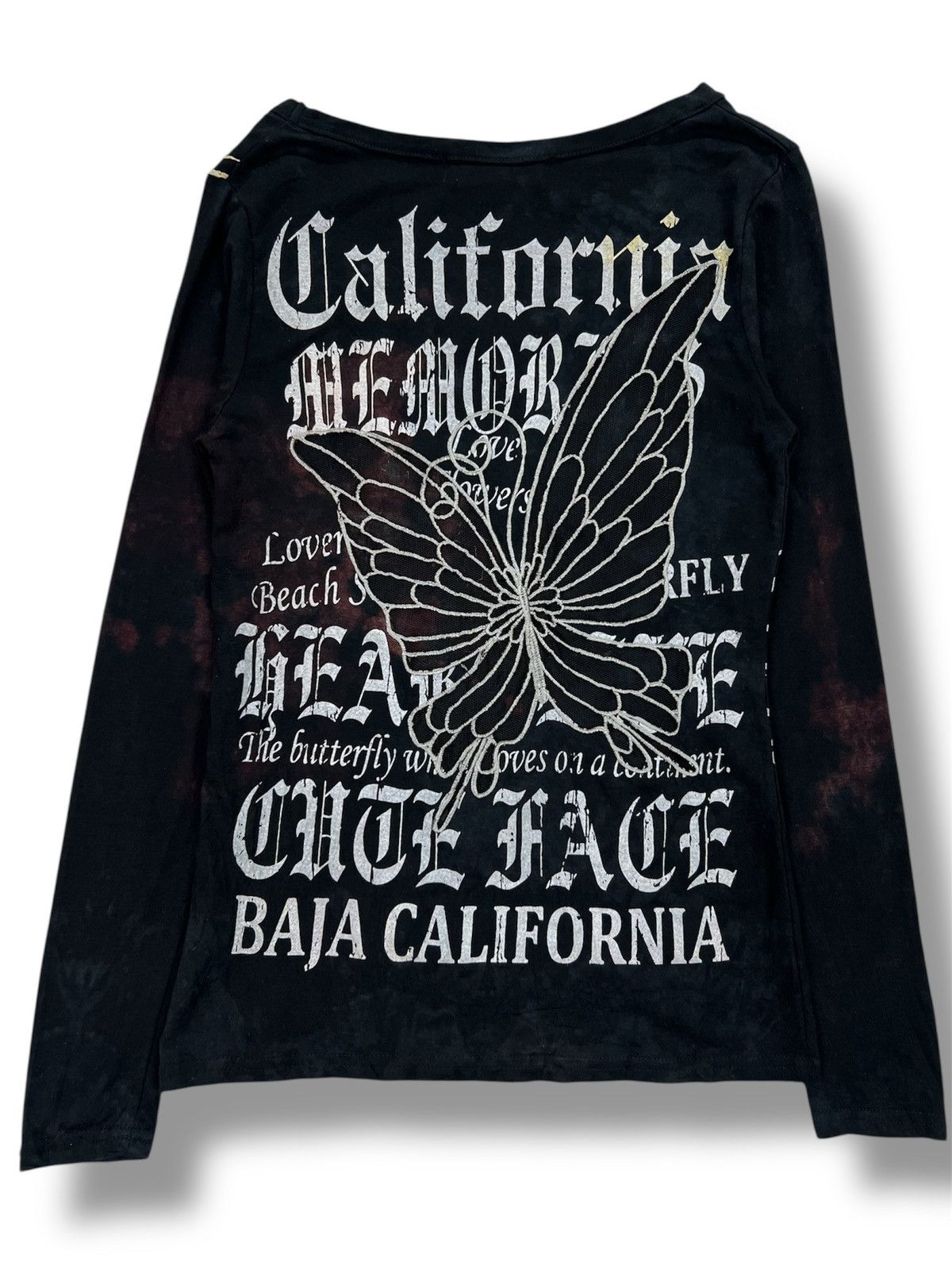 Seditionaries Seal Layer Butterfly Mesh Bleached Top Size S / US 4 / IT 40 - 1 Thumbnail