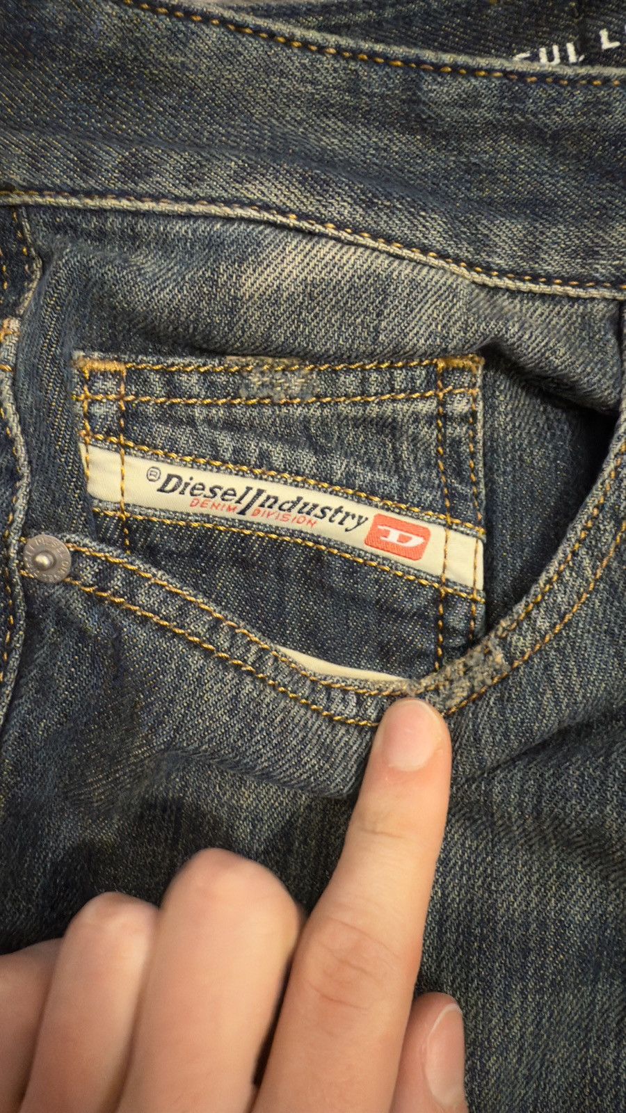 Diesel × Vintage Diesel wide/straight fit Size US 30 / EU 46 - 2 Thumbnail