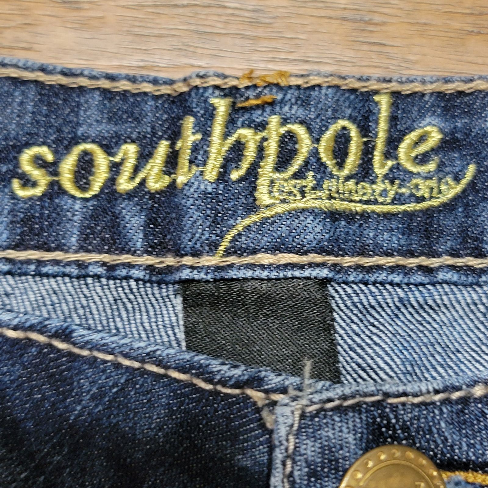 Southpole SouthPole Boot Cut Denim Jeans - Size Junior 9 Size 30" / US 8 / IT 44 - 5 Thumbnail