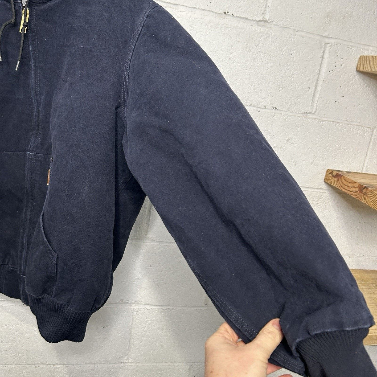 Carhartt Vintage Carhartt Hooded Active Jacket “Midnight Blue” J130 Size US XL / EU 56 / 4 - 7 Thumbnail