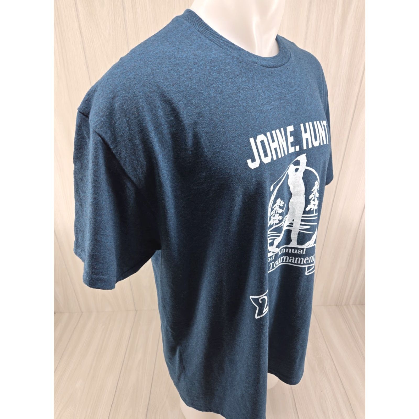 Vintage John E Hunt 2nd Golf Tournament 2022 T Shirt 2XL Blue - Mens Shirt, 2XL, Short Sleeve, Blue, Unbranded Size US XXL / EU 58 / 5 - 7 Thumbnail