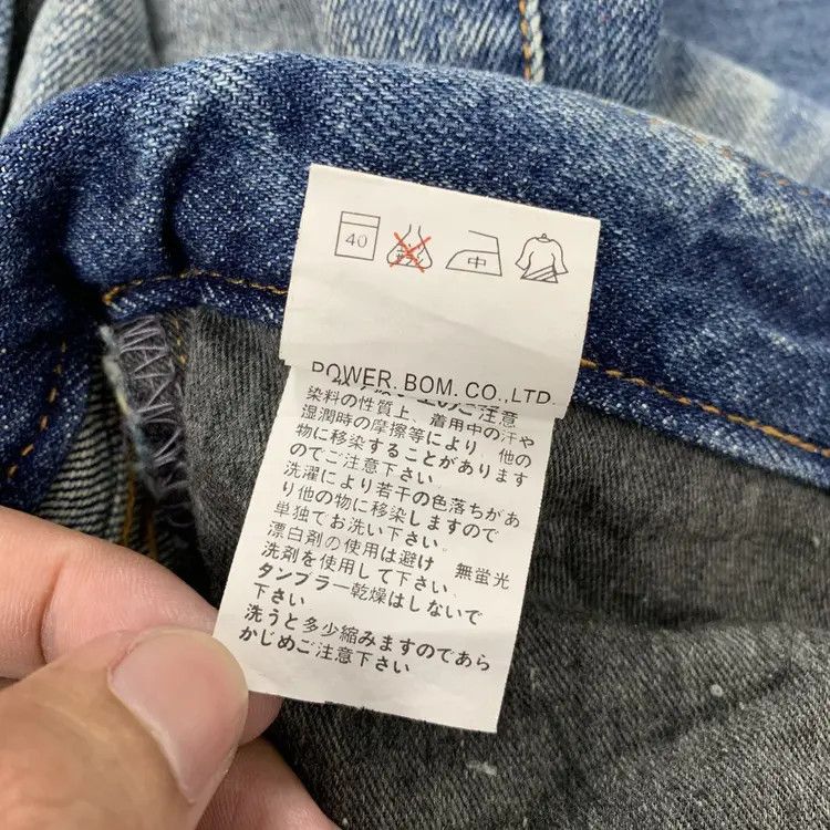 GOSTAR DE FUGA Gostar De Fuga Distressed Flared Denim Size US 33 - 10 Thumbnail