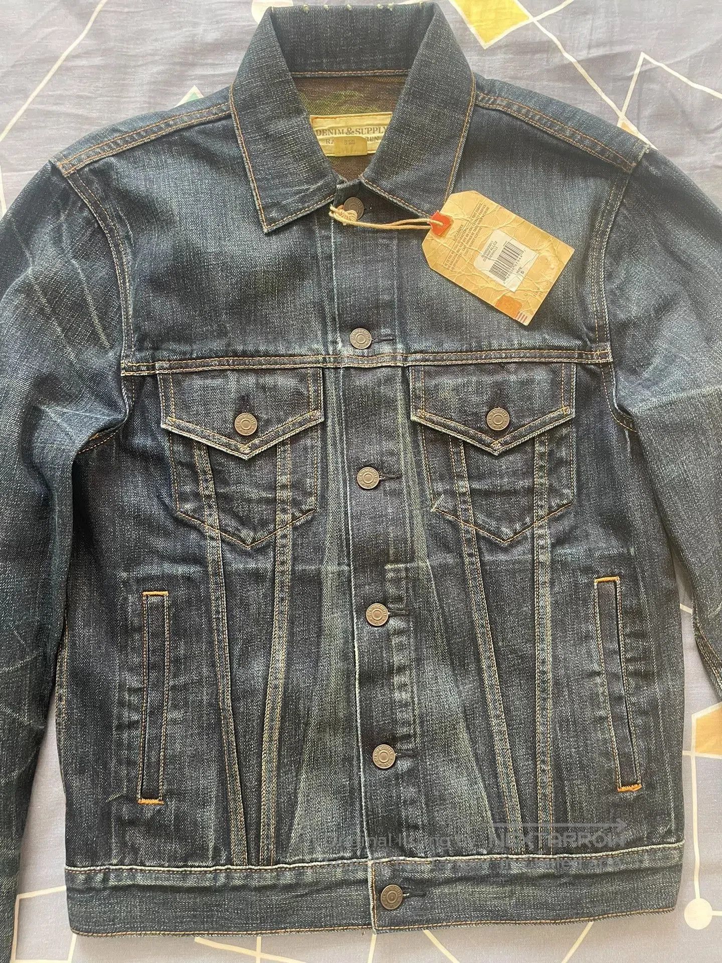 RRL Ralph Lauren Ralph Lauren Discontinued DS Distressed Denim Jacket. Size US S / EU 44-46 / 1 - 3 Thumbnail