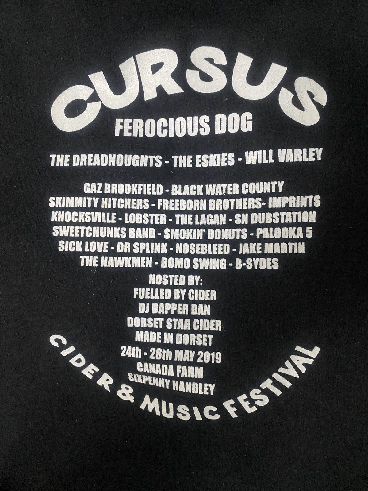 Band Tees CURSUS CIDER & MUSIC FESTIVAL HOODIE Size US M / EU 48-50 / 2 - 8 Thumbnail