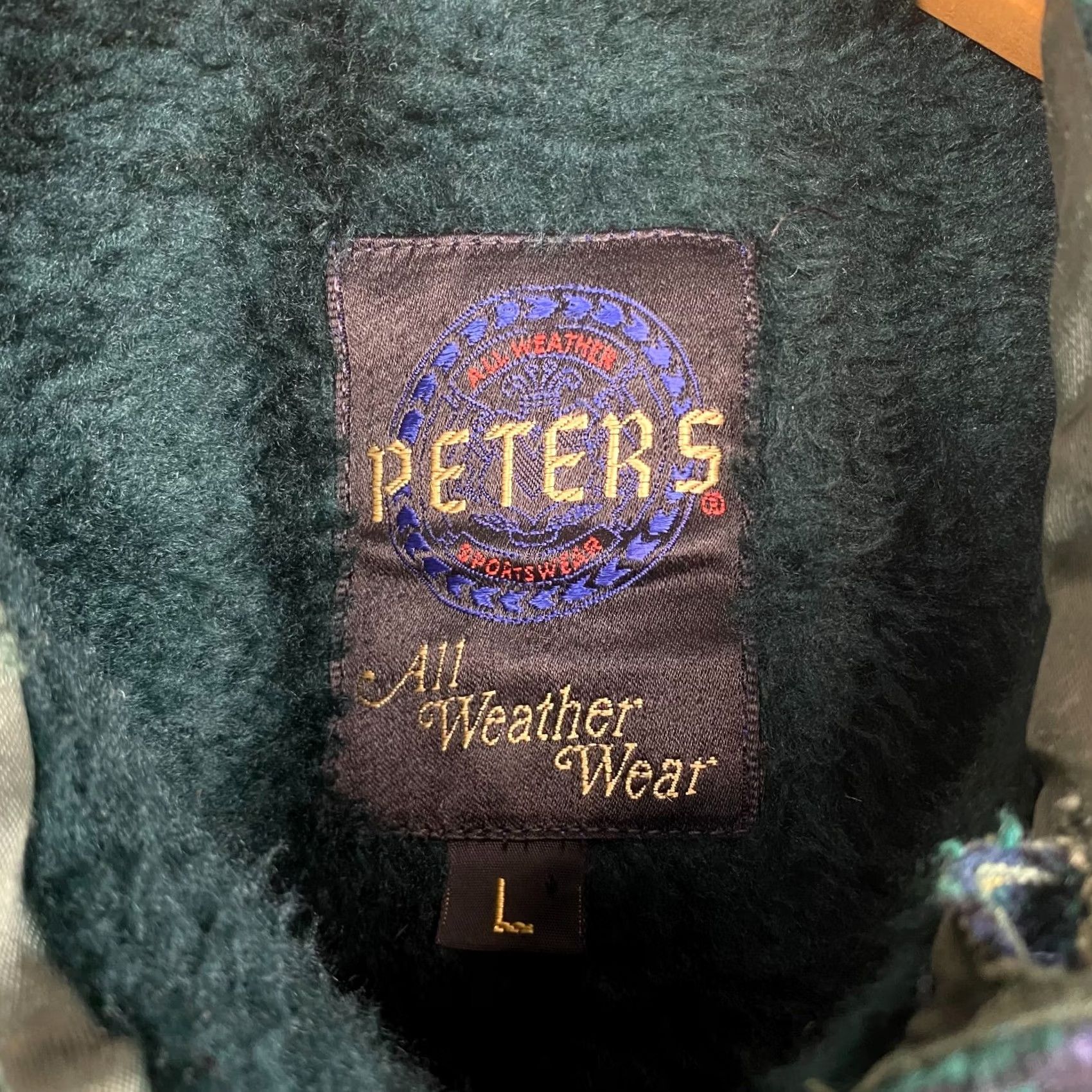 Swatch VTG Peters All Weather Wear Black Watch Plaid Fur Lined Shirt Jacket Sz L Mens Wool Button Long Coat Neon 90s Theme Classic Lined Size US L / EU 52-54 / 3 - 2 Thumbnail