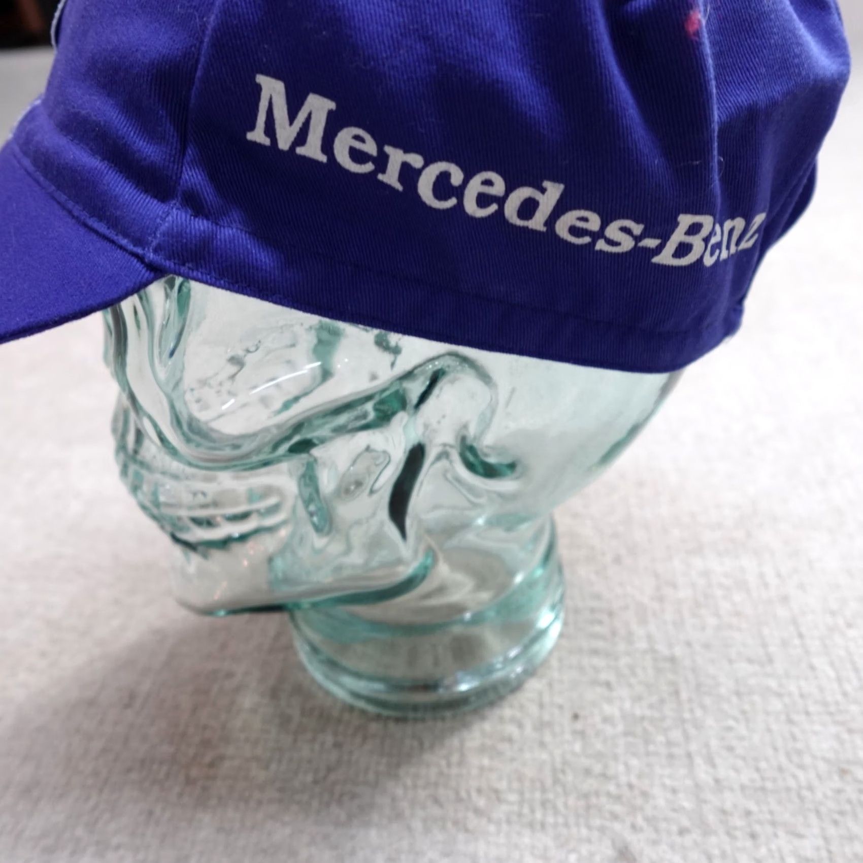 Vintage VINTAGE American Vintage New York City Marathon Short Brim Hat Blue 1989 Made in USA NEW Baseball Cap Men One Size Size US 35 - 3 Thumbnail