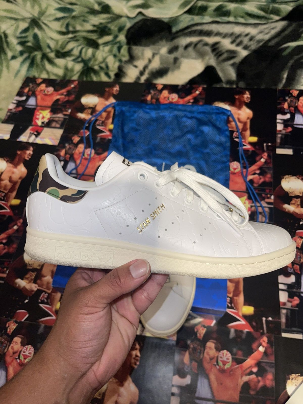 Adidas × Bape Bape x Stan Smith 30th Anniversary White (7.5) Size US 7.5 / EU 40-41 - 6 Thumbnail