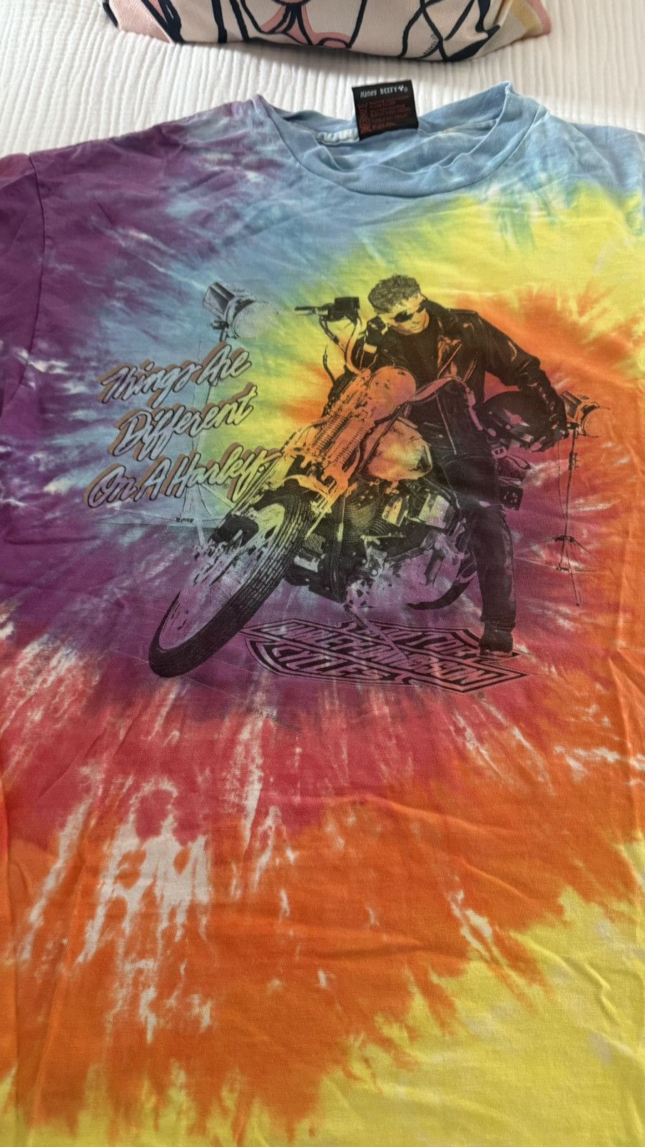 Vintage Vintage Harley Davidson T Shirt Size US XXL / EU 58 / 5 - 2 Thumbnail
