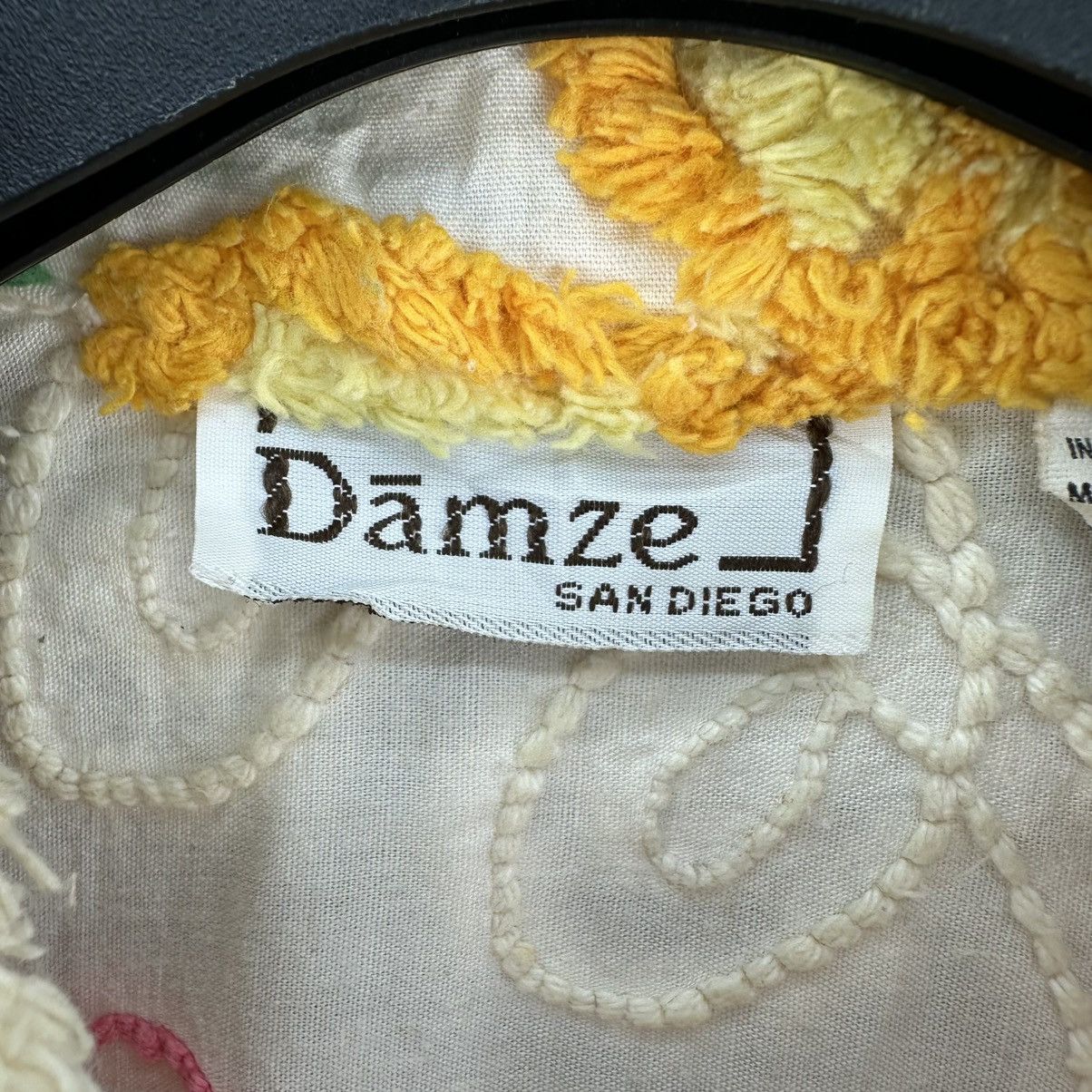 American Apparel Vintage 80's Damze San Diego Embroidered Zipper Jacket Size US S / EU 44-46 / 1 - 16 Thumbnail