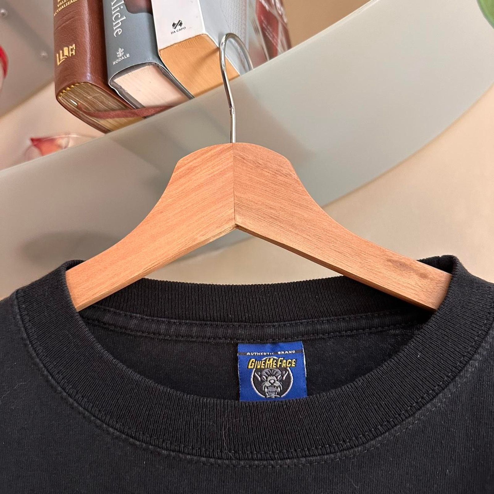 Hypebeast × Rap Tees Vintage GiveMe Face Rap Longsleeved Shirt Size 3XL Size US XXL / EU 58 / 5 - 7 Thumbnail